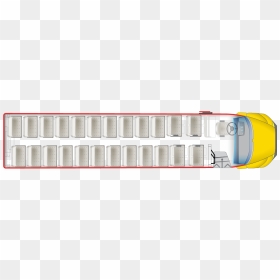 Size - Plastic, HD Png Download - bus top view png