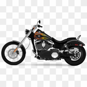 Chopper Motorcycle Png - 2017 Dyna Wide Glides, Transparent Png - harley davidson bike png