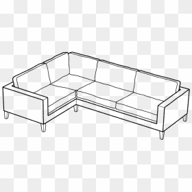 Couch Clipart Back Couch, Picture, HD Png Download - sofa plan png