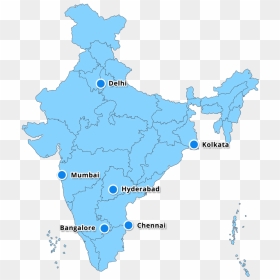 India 5 Trillion Economy, HD Png Download - india map png image