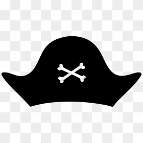 Cap Clipart Pirate Hat Cap Kerchief Clothing Free Commercial - Transparent Background Pirate Hat Clipart, HD Png Download - birthday caps png