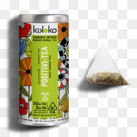 Flowertown Kikoko Positivi Tea Can Bag - Cannabis Tea, HD Png Download - tea smoke png