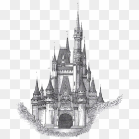 Drawn Building Png Tumblr - Disney World, Cinderella Castle, Transparent Png - bulding png