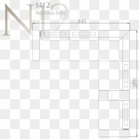 Technical Drawing, HD Png Download - sofa plan png