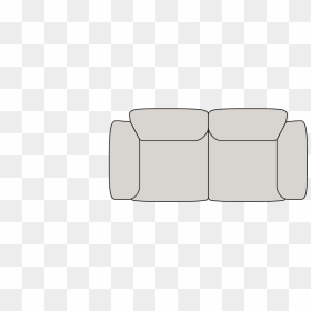 Studio Couch, HD Png Download - sofa plan png