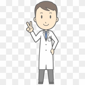 ガッツ ポーズ 薬剤師 イラスト, HD Png Download - doctor sign png