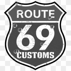 Route 69 Customs - Emblem, HD Png Download - harley davidson bike png