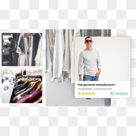 Sourcing Playground Verified Suppliers Manufacturers - Closet, HD Png Download - mens wear png