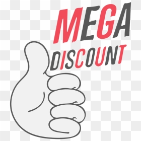 Discount Sale Hand Free Photo - Mega Discount Png, Transparent Png - discount offer png