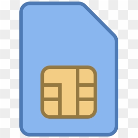 Mobile Sim Card Icon Clipart - Sim Card Clipart, HD Png Download - sim png