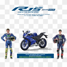 Yamaha Yzf R15 Facelift 2017 Inden Online - Yamaha Yamaha Yzf R15 India, HD Png Download - r15 png