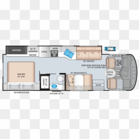 2019 Thor Hurricane 29m, HD Png Download - sofa plan png