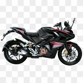 Bajaj Pulsar Rs 200 Black Sport Bike Image - Pulsar Rs 200 Bike, HD Png Download - pulsar bike png