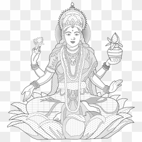 Let Us Now Move Into The Vibration Of The Goddess Lakshmi, - Illustration, HD Png Download - goddess lakshmi png