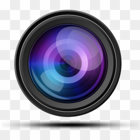 Lens Clipart Cool Camera - Camera Lens Icon Png, Transparent Png - drone camera png