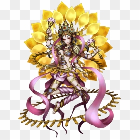 Artwork Of Lakshmi - Final Fantasy Brave Exvius All Esper, HD Png Download - goddess lakshmi png