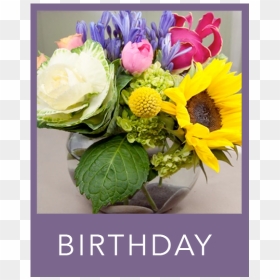 Birthday Flowers - Bouquet, HD Png Download - birthday flowers png