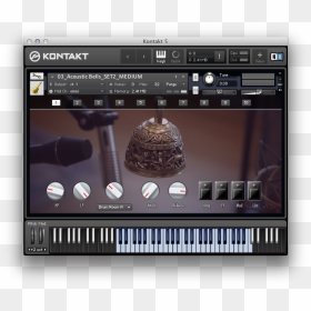Medium Bells Set - Native Instruments, HD Png Download - temple bells png