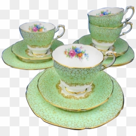 Saucer, HD Png Download - green tea cup png