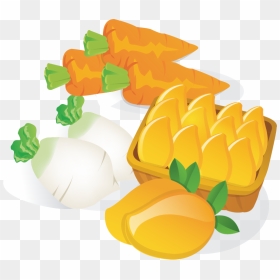 Mango Clipart Vector - Vegetable Vector, HD Png Download - mango clipart png