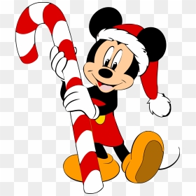 Christmas Santa Mickey Mouse Clipart Png - Cartoon Mickey Mouse Christmas, Transparent Png - christmas santa images png