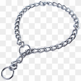 Silver Dog Chain - Dog Collar Metal, HD Png Download - dog chain png