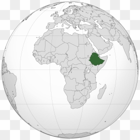 Luminița Prisecaru Etiopia Pe Glob - Ethiopia Globe Png, Transparent Png - glob png