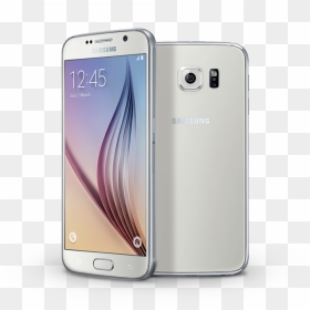 Samsung Mobile White Background , Png Download - Samsung S6 Price In Ghana, Transparent Png - white mobile png