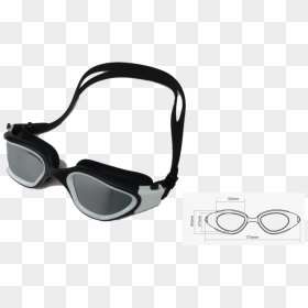 Transparent Swimming Goggles Png - Glasses, Png Download - googles png