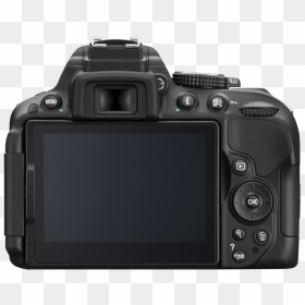 Nikon D Dslr Cameras - Canon Eos Rebel T6 Back, HD Png Download - dslr camera clipart png
