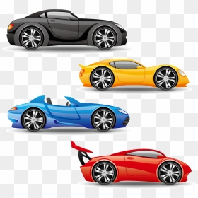 Transportation Car Material, Sports Vector Truck Vehicle - Red Car Blue Car Vector, HD Png Download - indian lorry png