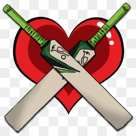 ক্রিকেট লোগো, HD Png Download - plain cricket bat png