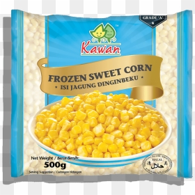 Frozen Sweet Corn 500g - Frozen Sweet Corn 1 Kg, HD Png Download - sweet corn png