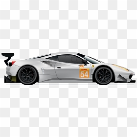 Race Car Free Clipart Vector Free Library Ferrari 488 - Wec Lmgte, HD Png Download - ferrari car png