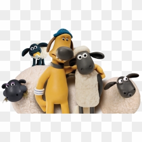 Shaun The Sheep Model Kit - Sheep And Dog Cartoon, HD Png Download - indian sheep png