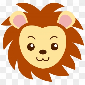 Large Size Of How To Draw An Angry Lion Face A Easy - Lion Face Drawing For Kids, HD Png Download - angry lion png images