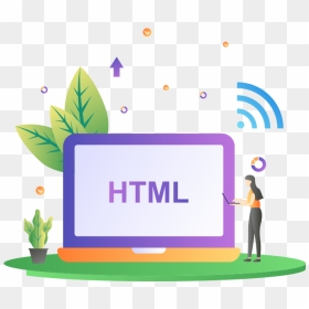 Html, HD Png Download - web designing images png