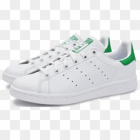 Adidas Originals Stan Smith White/green Sneakers - Sneakers, HD Png Download - adidas shoes png