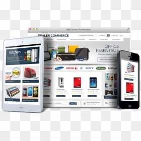 Mobile View Of Website, HD Png Download - ecommerce website png