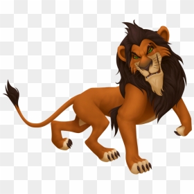 Scar Png Lion King - Scar Lion King Kingdom Hearts, Transparent Png - angry lion png images