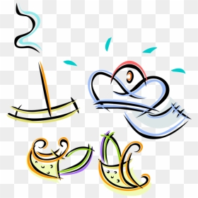 Vector Illustration Of East Indian Turban With Khussa, HD Png Download - turban logo png
