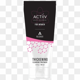 Recover Thickening Cleansing Treatment For Women - Actiiv Hair, HD Png Download - ladies hair png