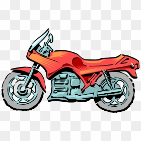 Clipart Royalty Free Stock Or Motorbike Image Illustration - Motorcycle, HD Png Download - motorbike clipart png