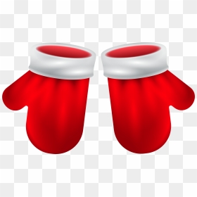 Gloves Clipart Santa Claus - Santa Gloves Clipart, HD Png Download - flying santa claus png