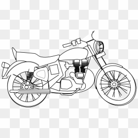 Motorcycle Black And White Motorcycle Clipart Black - Motorcycle Clipart Black And White, HD Png Download - motorbike clipart png