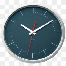 12 Inch Modern Simple Plastic Silent Non-ticking Quartz - Wall Clock, HD Png Download - clock needle png