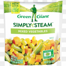 Green Giant® Simply Steam™ Mixed Vegetables - Green Giant Cheesy Rice And Broccoli, HD Png Download - green vegetables png