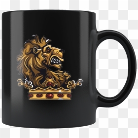 The Angry Lion King Mug 11 Oz Drinkware - You Can Just Supercalifuckilistic Kissmyassadocious, HD Png Download - angry lion png images