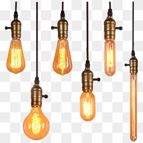 Download Light Edison Lighting Bulb Png File Hd Hq - Edison Light Bulb Png, Transparent Png - bulbs png