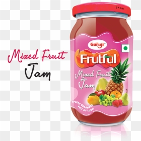 Guruji Mixed Fruit Jam, 500gms - Shreeguruji, HD Png Download - mixed fruit png